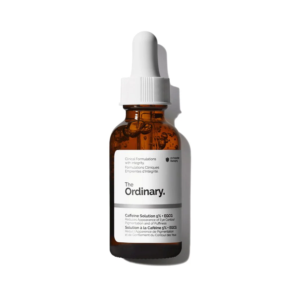 ذا أورديناري محلول الكافين 5% + EGCG لتقليل انتفاخات وعلامات إجهاد العين - 30 مل | The Ordinary Caffeine Solution